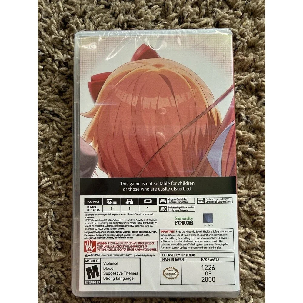 Doki Doki Literature Club Plus! - Sayori Convention Exclusive Switch Version